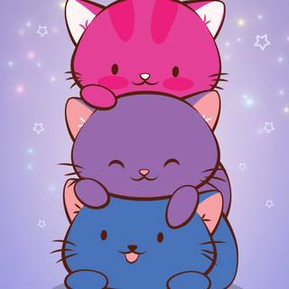 Bisexual cat wallpaper