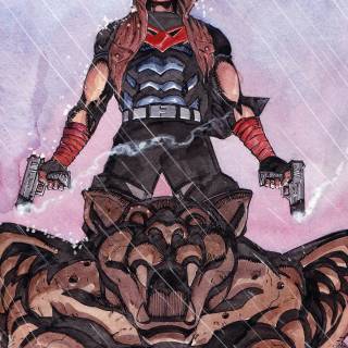 Red Hood comic wallpaper