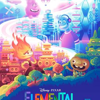 Elemental Pixar wallpaper
