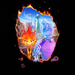 Elemental Pixar wallpaper