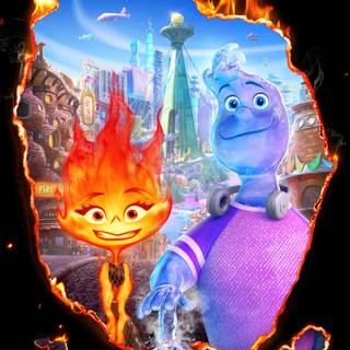 Elemental Pixar wallpaper