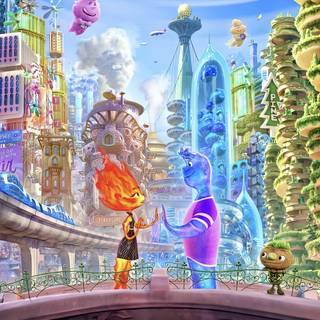 Elemental Pixar wallpaper