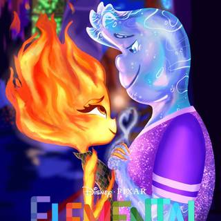 Elemental Pixar wallpaper