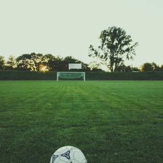 Aesthetic soccer iPhone wallpaper