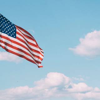 American flag PC wallpaper