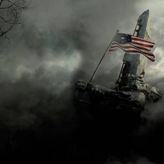 American flag PC wallpaper