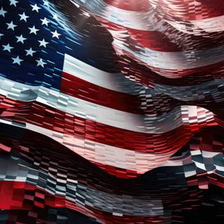 American flag PC wallpaper