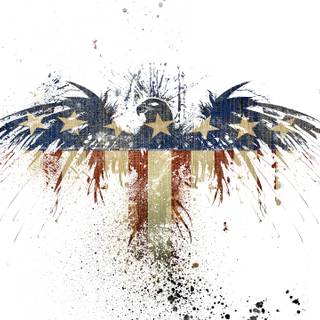 American flag PC wallpaper