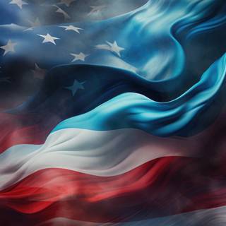 American flag PC wallpaper