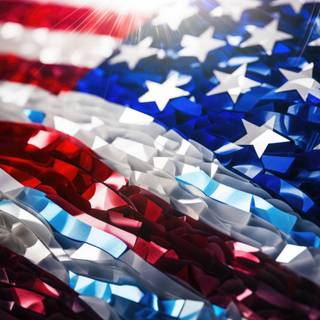 American flag PC wallpaper