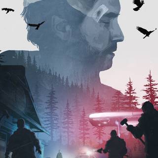 Alan Wake 2 iPhone 4k wallpaper
