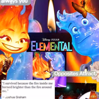 Elemental movie iPhone wallpaper