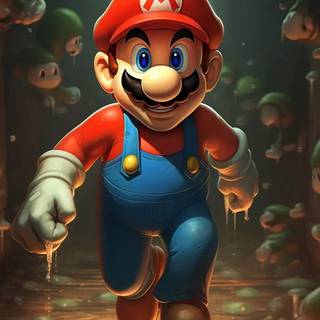 Super Mario 4k Android wallpaper