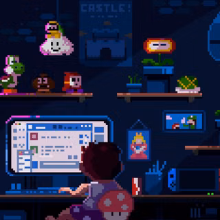 Mario PC 4k wallpaper