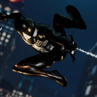 Comic Symbiote Spider-Man desktop wallpaper