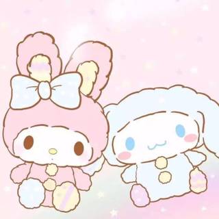 Cinnamoroll and Hello Kitty wallpaper