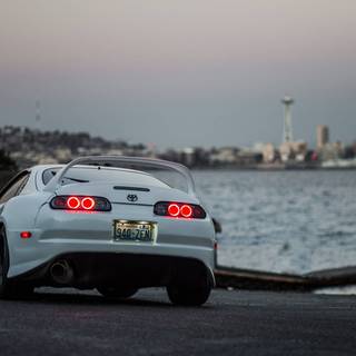 Mk4 Supra desktop wallpaper
