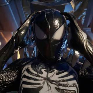 Comic Symbiote Spider-Man desktop wallpaper