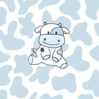 Preppy cows wallpaper