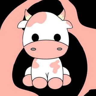 Preppy cows wallpaper