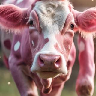 Preppy cows wallpaper