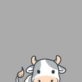 Preppy cows wallpaper