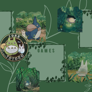 Totoro laptop wallpaper
