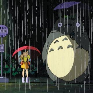 Totoro laptop wallpaper