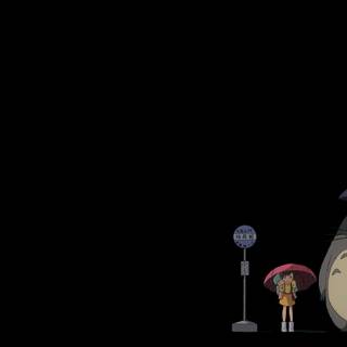 Totoro laptop wallpaper
