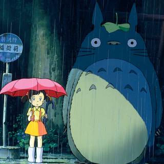 Totoro laptop wallpaper