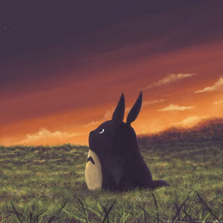 Totoro laptop wallpaper