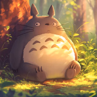 Totoro laptop wallpaper