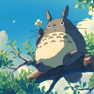 Totoro laptop wallpaper