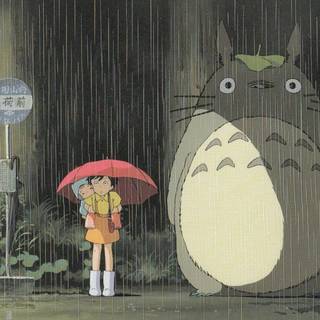 Totoro laptop wallpaper