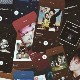 Music album cover wallpaper