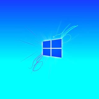 Blue Windows 10 wallpaper