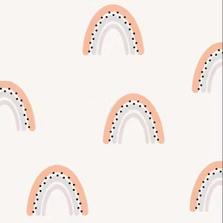 Preppy boho wallpaper