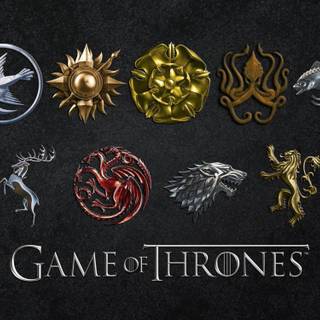 Game of Thrones sigils wallpaper