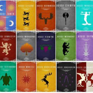 Game of Thrones sigils wallpaper