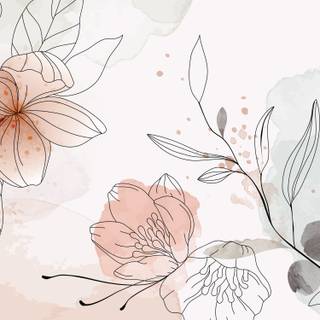 Big flower wallpaper