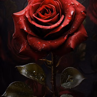 Dark red roses wallpaper