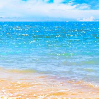 Beach summer iPad wallpaper