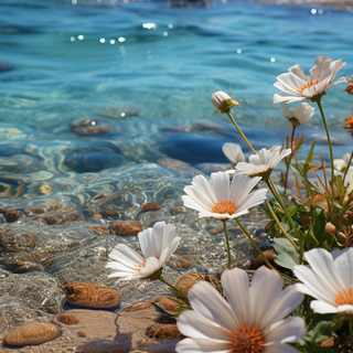 Beach summer iPad wallpaper