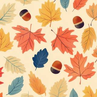Autumn leaves simple wallpaper