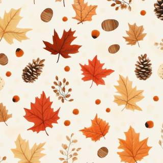 Autumn leaves simple wallpaper