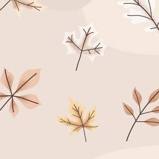 Autumn leaves simple wallpaper