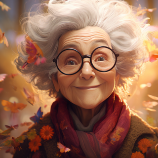 AI generated autumn wallpaper