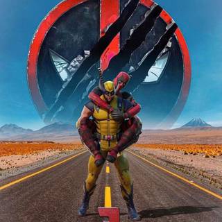 Deadpool and Wolverine 2024 wallpaper