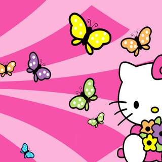 Laptop Hello Kitty wallpaper