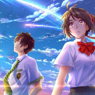 Kimi No Nawa 4k laptop wallpaper